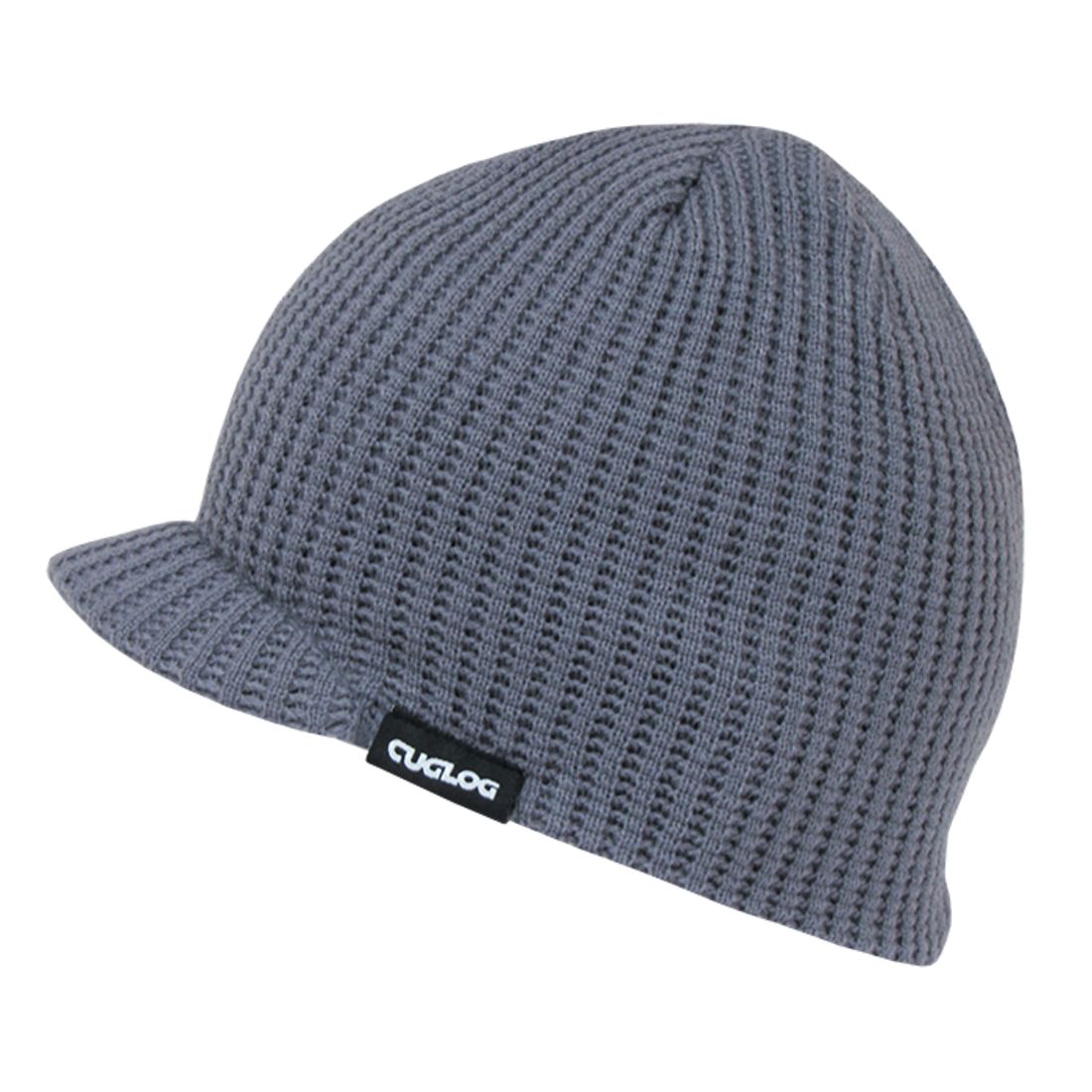 Cuglog K006 McKinley Waffle Knit Visor Beanies Hats Winter Ski Caps 