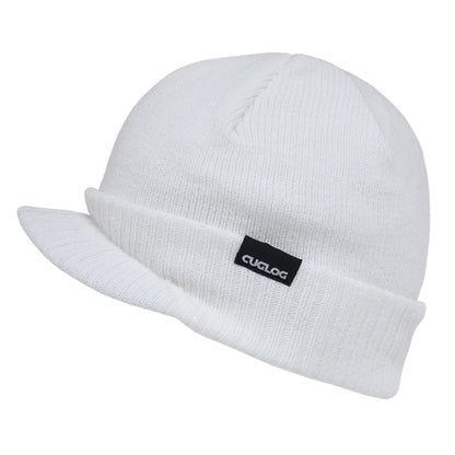 Cuglog K010 Ribbd Cuffed Knit Beanies Hats Winter Ski Hybricap GI Visor Caps