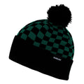 Cuglog K019 Changbai Checker Cuffed Knit Pom Pom Beanies Hats Winter Ski Caps