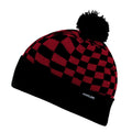 Cuglog K019 Changbai Checker Cuffed Knit Pom Pom Beanies Hats Winter Ski Caps