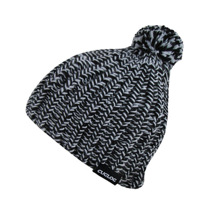 Cuglog K021 Hewitts Knit Pom Pom Beanies Hats Winter Ski Caps Women Men