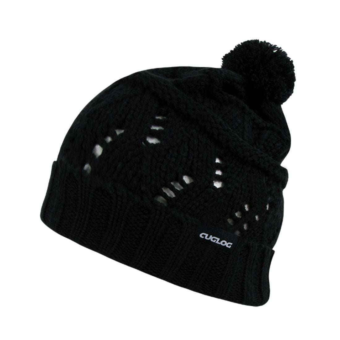 Cuglog K027 Ben Nevis Long Cuffed Slouchy Knit Pom Beanies Hats Winter Ski Caps