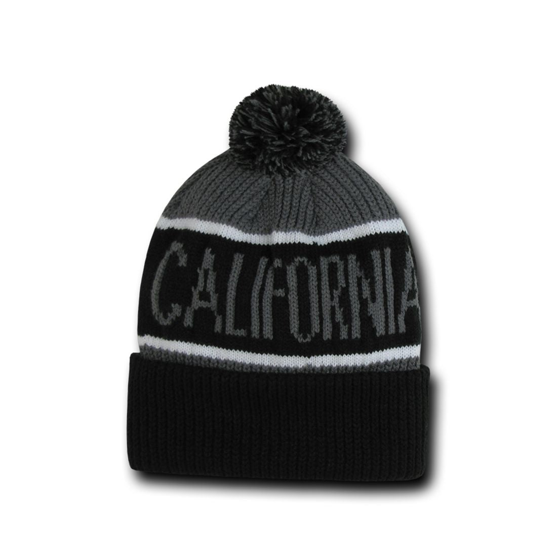 Cuglog K038 Cotopaxi Knit Pom Pom Beanies Hats Fuzzy Ball Winter Ski Caps