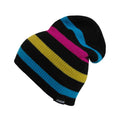 Cuglog K039 Rasta Cuffed Slouched Striped Knit Beanies Hats Winter Ski Caps
