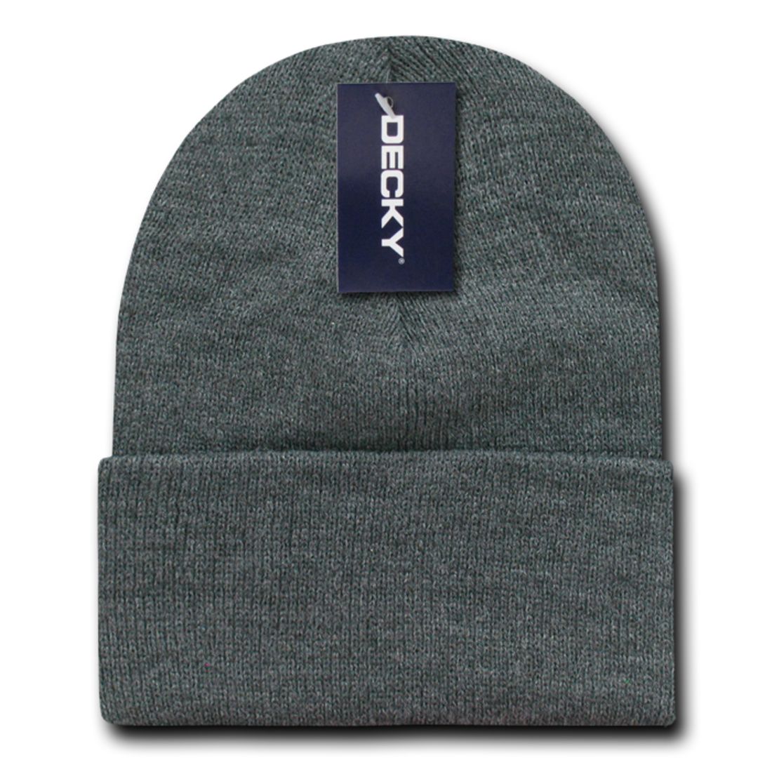 Decky KC Short Cuffed Knit Beanies Hats Winter Warm Ski Skull Caps Blank