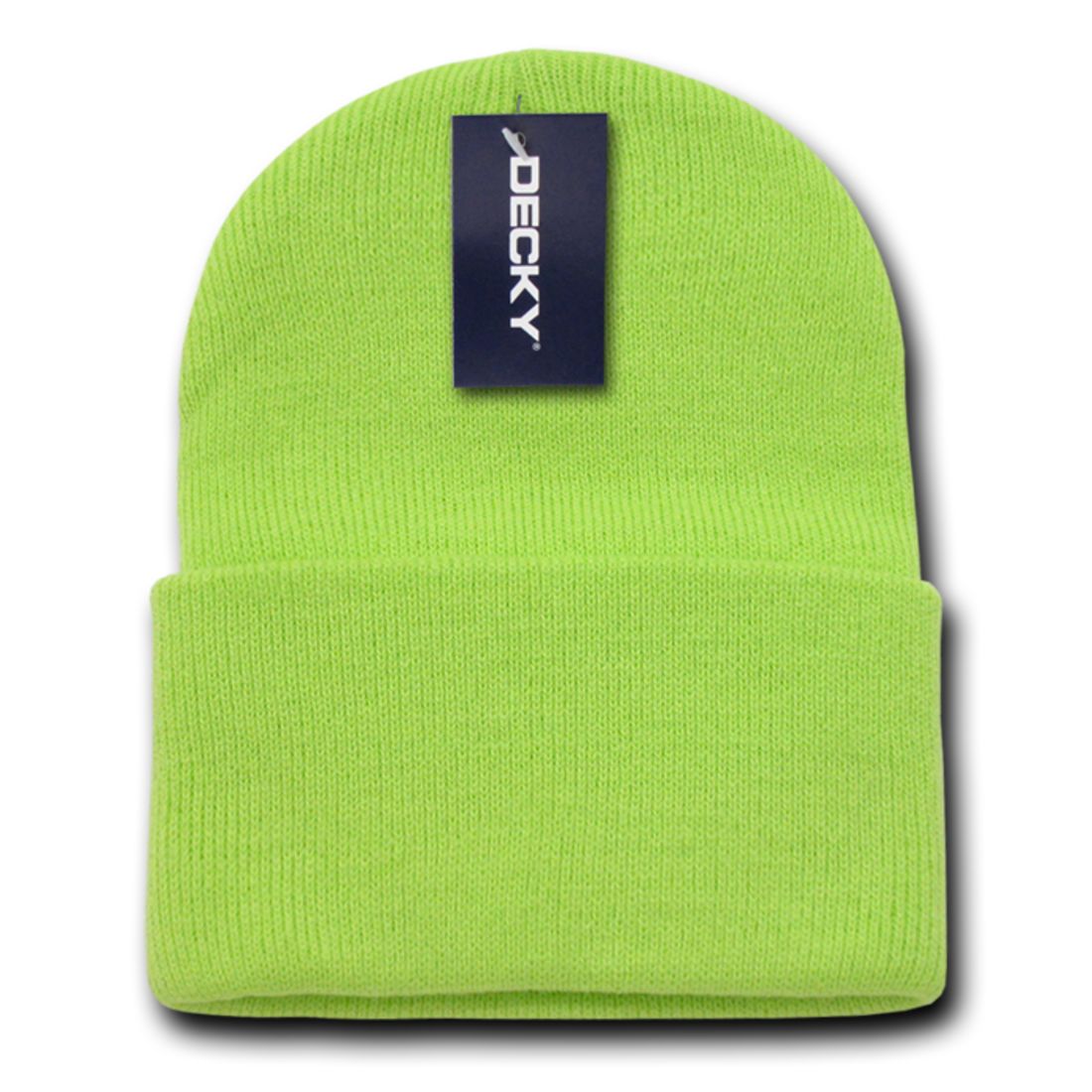 Decky KC Short Cuffed Knit Beanies Hats Winter Warm Ski Skull Caps Blank
