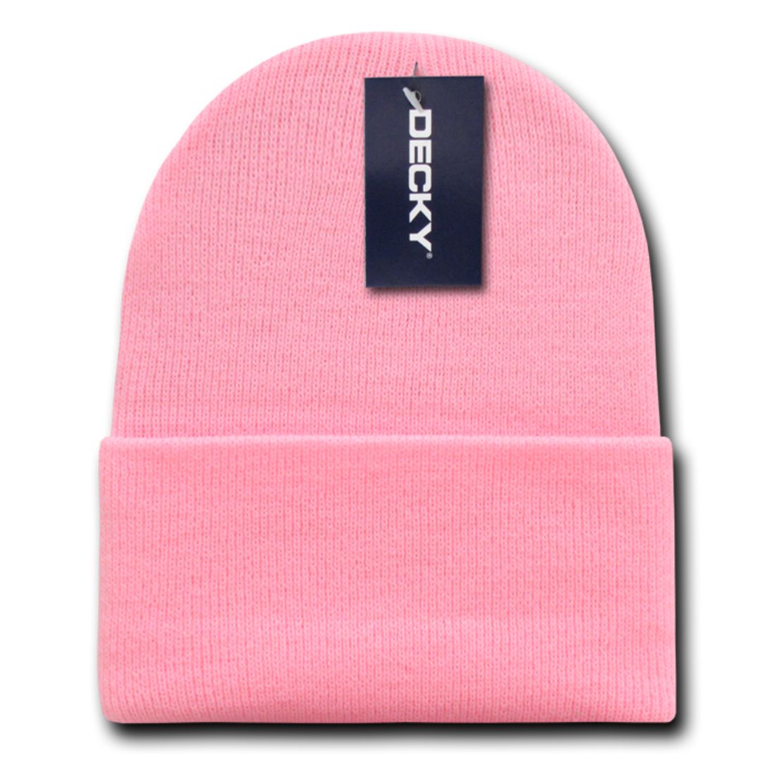 Decky KC Short Cuffed Knit Beanies Hats Winter Warm Ski Skull Caps Blank