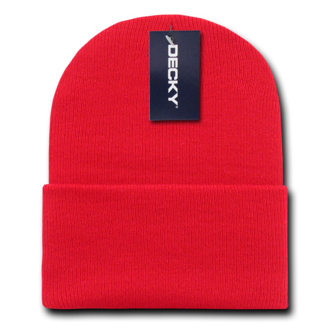 Decky KC Short Cuffed Knit Beanies Hats Winter Warm Ski Skull Caps Blank