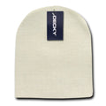 Decky KCSP Short Uncuffed Knit Beanies Hats Winter Warm Ski Skull Caps Blank