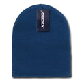 Decky KCSP Short Uncuffed Knit Beanies Hats Winter Warm Ski Skull Caps Blank