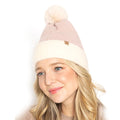 Empire Cove Winter Ribbed Knit Beanie with Faux Fur Pom Pom Hats Gifts for Her
