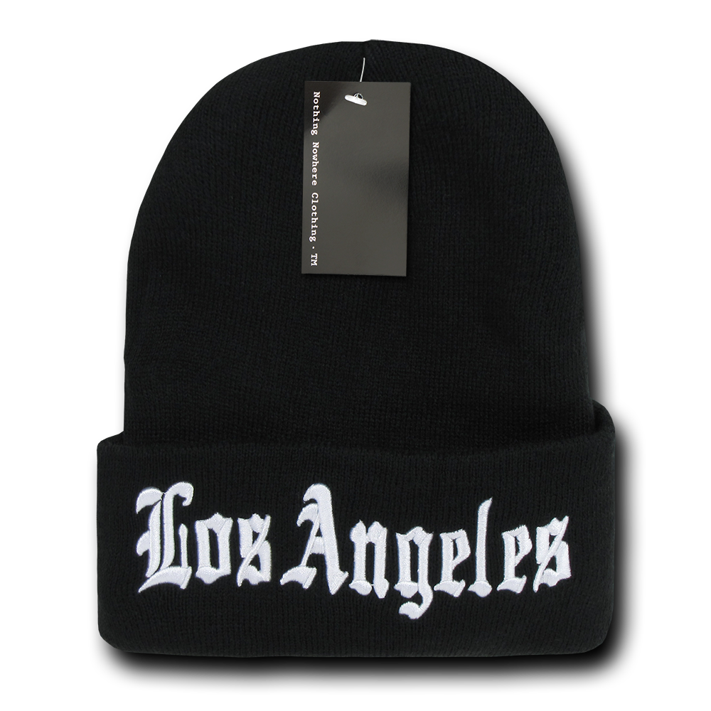 Nothing Nowhere N21 City Cuffed Long Beanies Hats Winter Warm Ski Skull Caps Snug