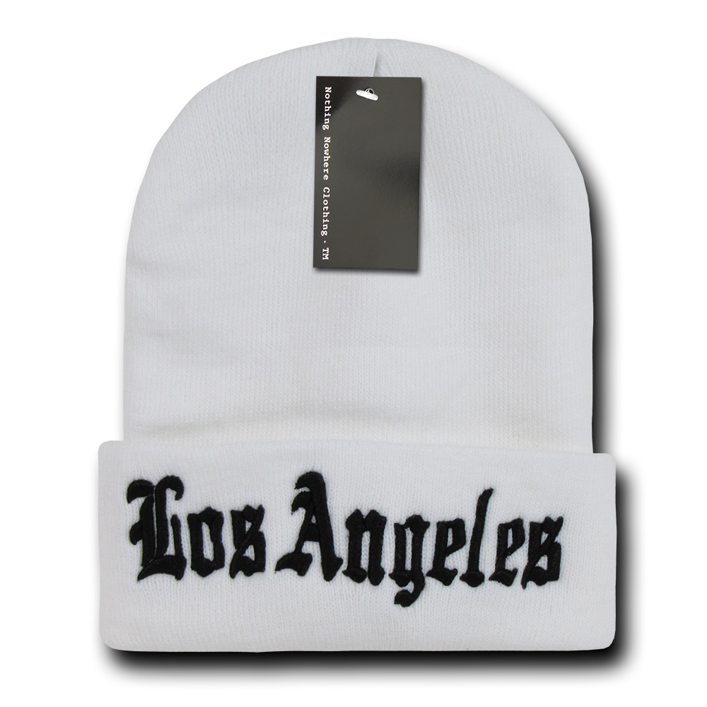 Nothing Nowhere N21 City Cuffed Long Beanies Hats Winter Warm Ski Skull Caps Snug