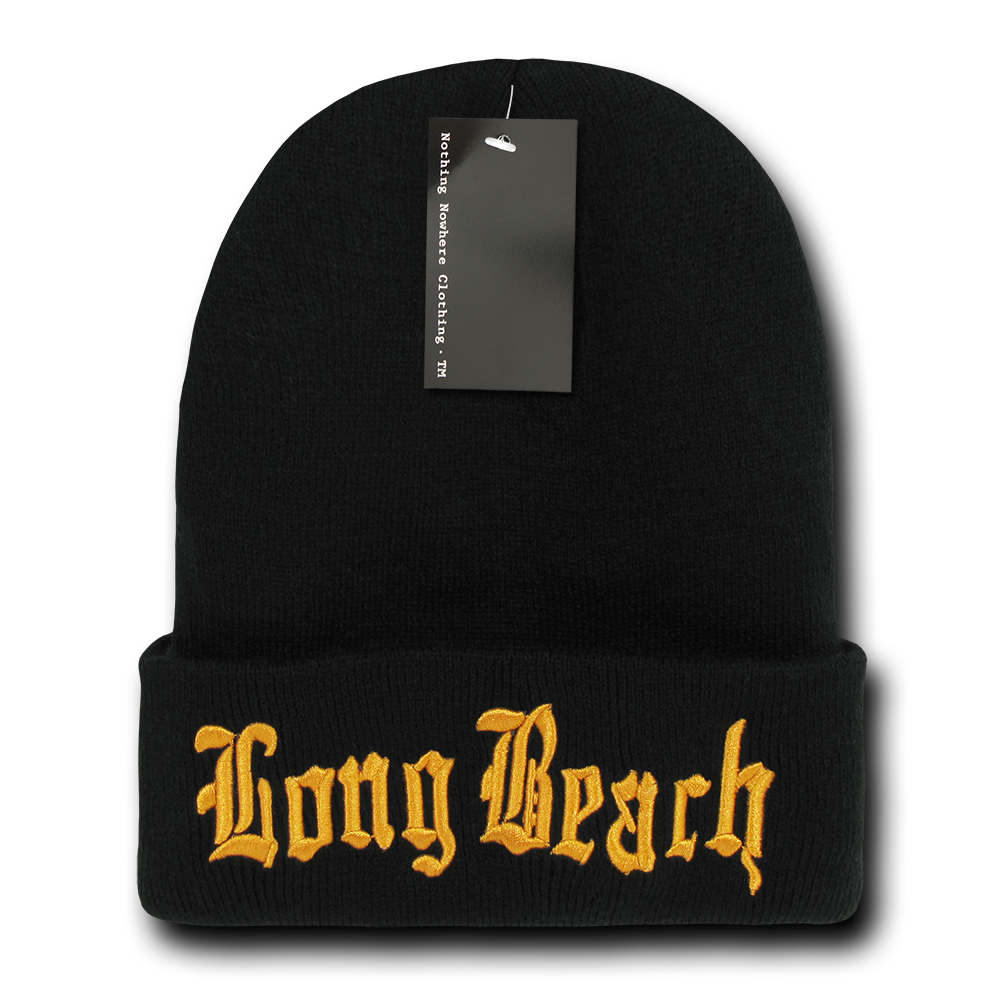 Nothing Nowhere N21 City Cuffed Long Beanies Hats Winter Warm Ski Skull Caps Snug