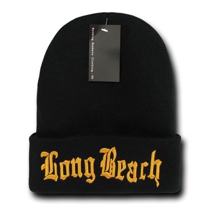 Nothing Nowhere N21 City Cuffed Long Beanies Hats Winter Warm Ski Skull Caps Snug