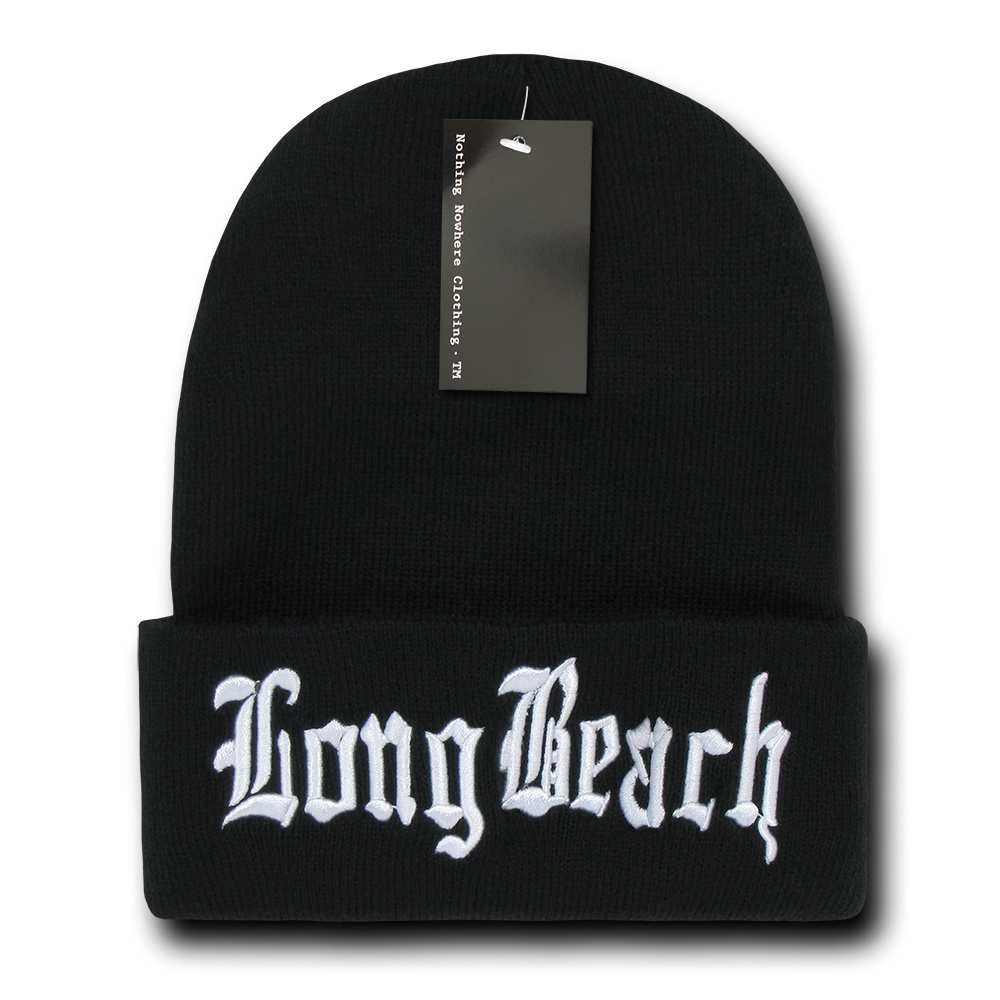 Nothing Nowhere N21 City Cuffed Long Beanies Hats Winter Warm Ski Skull Caps Snug