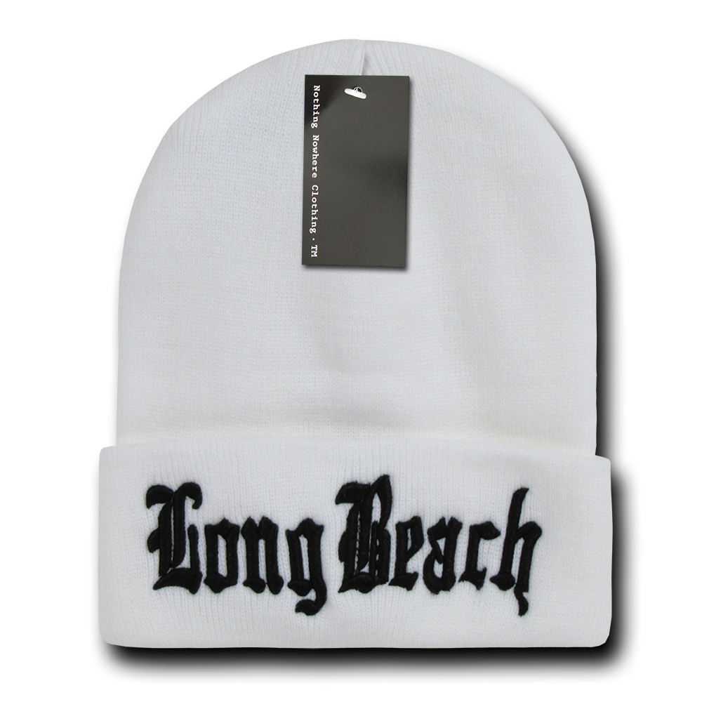 Nothing Nowhere N21 City Cuffed Long Beanies Hats Winter Warm Ski Skull Caps Snug