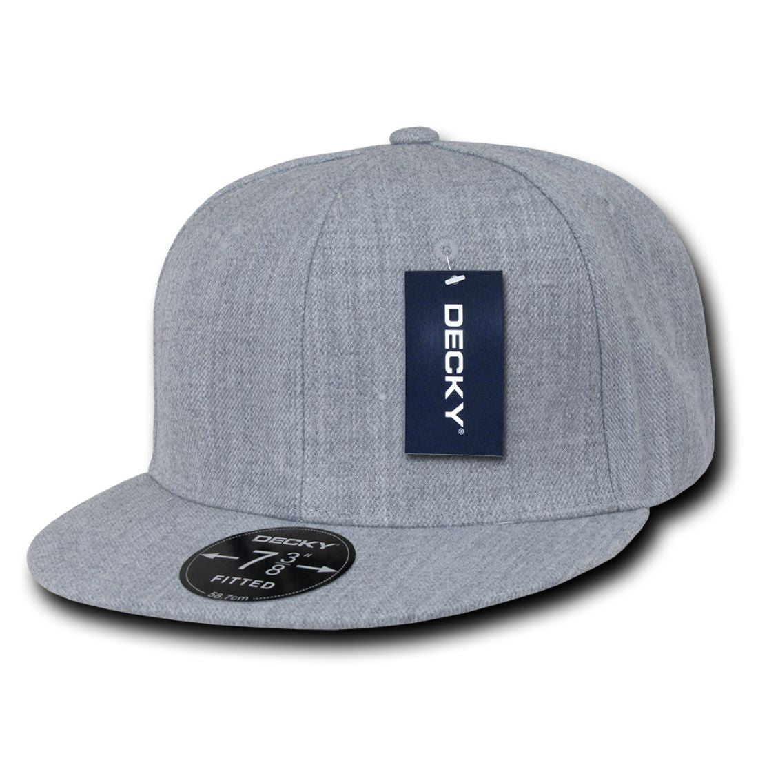 Decky RP1 Retro Fitted Snapback Hats High Crown 6 Panel Flat Bill Baseball Caps