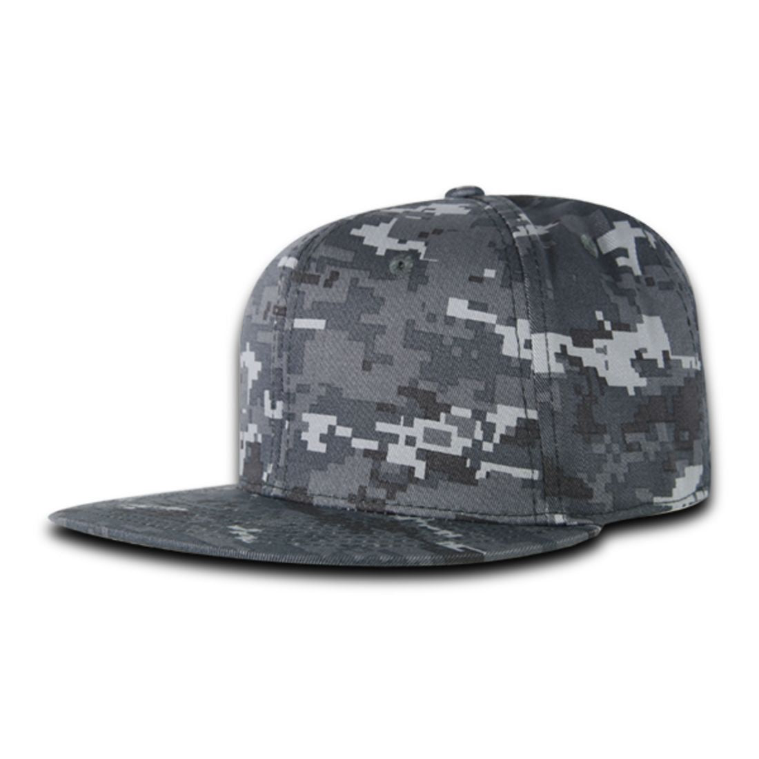 Decky RP1 Retro Fitted Snapback Hats High Crown 6 Panel Flat Bill Baseball Caps