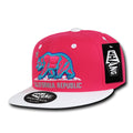 Whang W1 3D Cali California Republic Bear Snapback Hats 6 Panel Flat Bill Caps