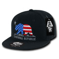 Whang W1 3D Cali California Republic Bear Snapback Hats 6 Panel Flat Bill Caps