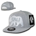 Whang W22 California Cali Bear Trucker Snapback Hats 6 Panel Flat Bill Caps