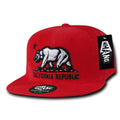 Whang W76 Cali Republic Corduroy Monster Bear Snapback Hats 6 Panel Flat Bill Caps